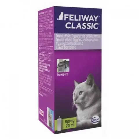 Feliway Classic Spray 20 ml Berolig din kat på MyVetShop